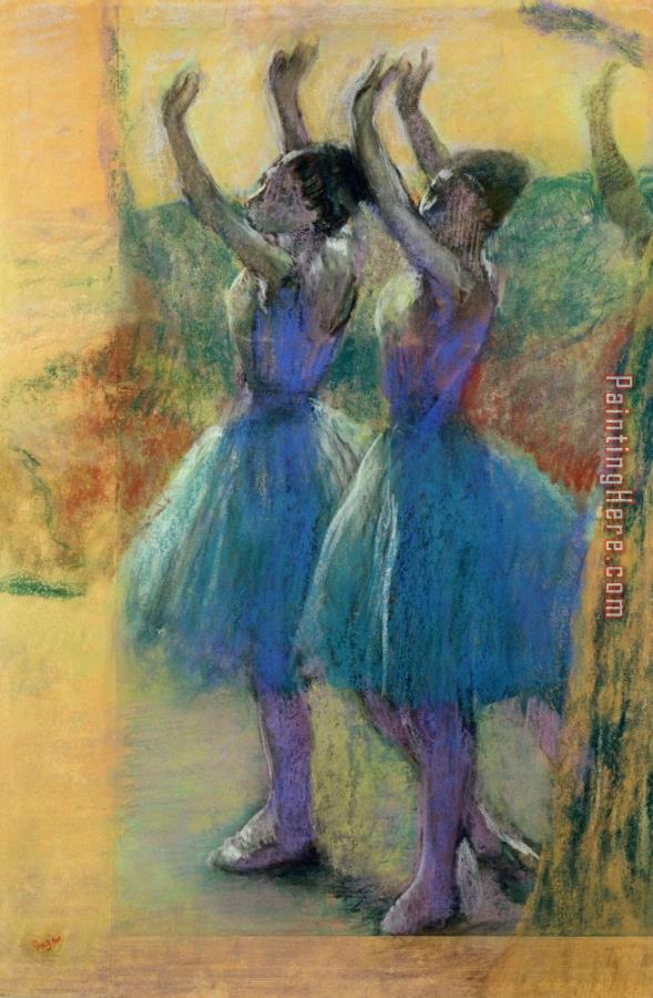 Edgar Degas Two Blue Dancers